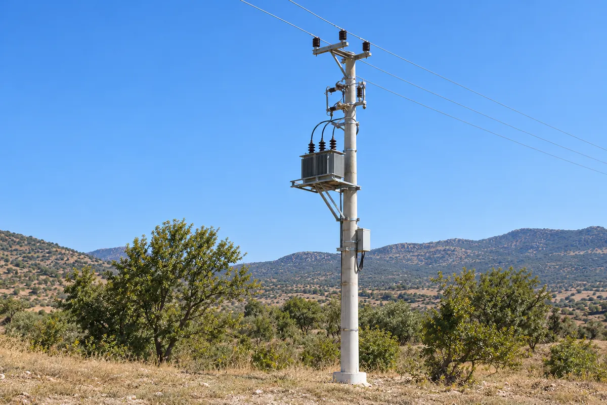 Direk tipi trafo merkezinin temsili görünümü
